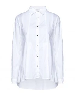 DIANA GALLESI Solid Color Shirts & Blouses For Women White