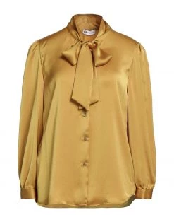 DIANA GALLESI Shirts & Blouses With Bow For Women Ocher -DIANA GALLESI Sales Store unnamed file 1241