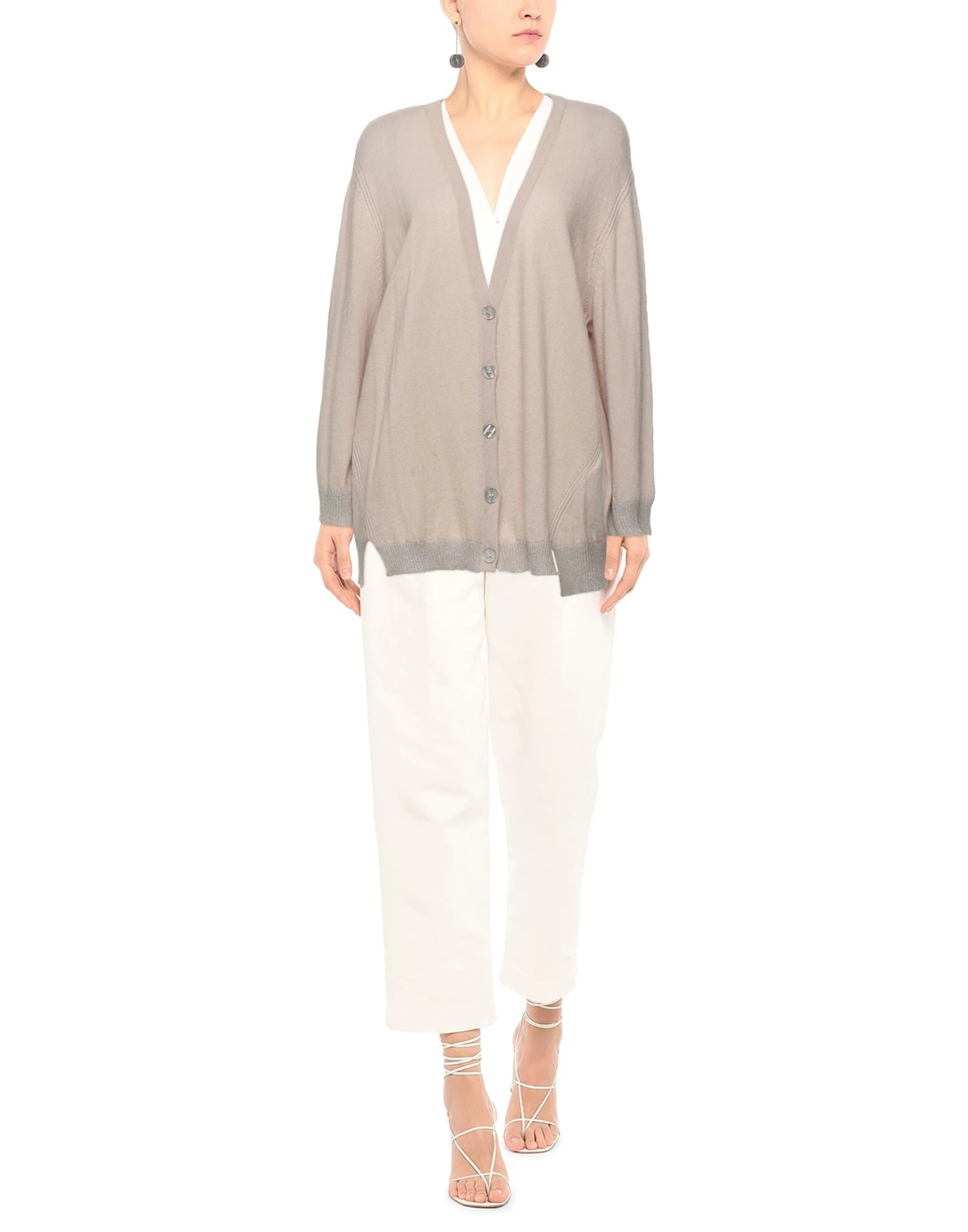 DIANA GALLESI Cardigan For Women Beige 2 DIANA GALLESI Cardigan For Women Beige - Image 2