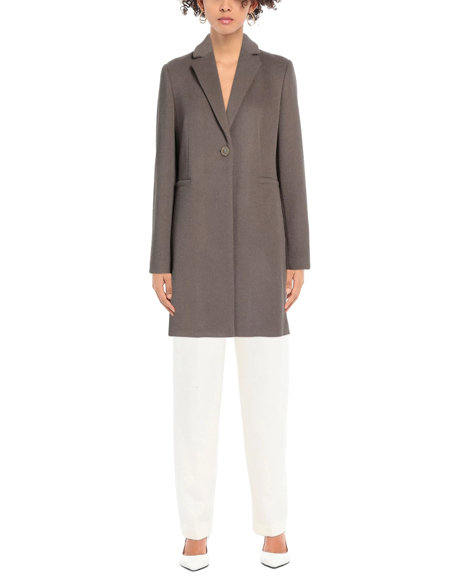 DIANA GALLESI Coat For Women Khaki 2 DIANA GALLESI Coat For Women Khaki - Image 2