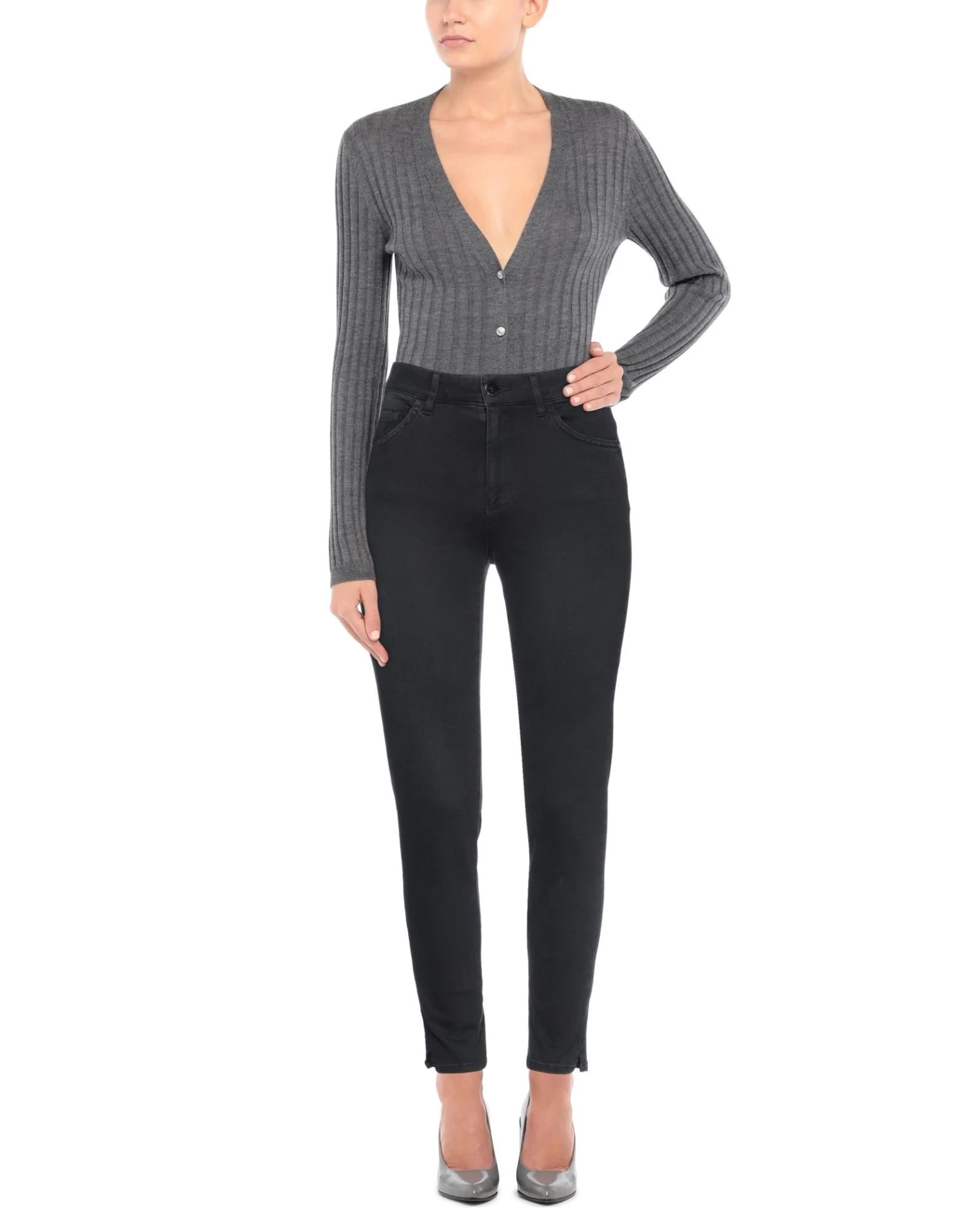 DIANA GALLESI Denim Pants For Women Black 2 DIANA GALLESI Denim Pants For Women Black - Image 2