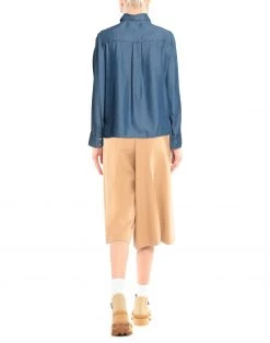 DIANA GALLESI Solid Color Shirts & Blouses For Women Blue -DIANA GALLESI Sales Store unnamed file 1728