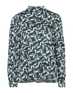 DIANA GALLESI Floral Shirts & Blouses For Women Dark Green