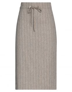 DIANA GALLESI Midi Skirt For Women Dove Grey