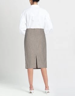 DIANA GALLESI Midi Skirt For Women Dove Grey -DIANA GALLESI Sales Store unnamed file 1904