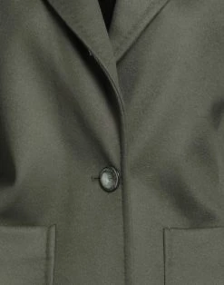 DIANA GALLESI Coat For Women Military Green -DIANA GALLESI Sales Store unnamed file 2114