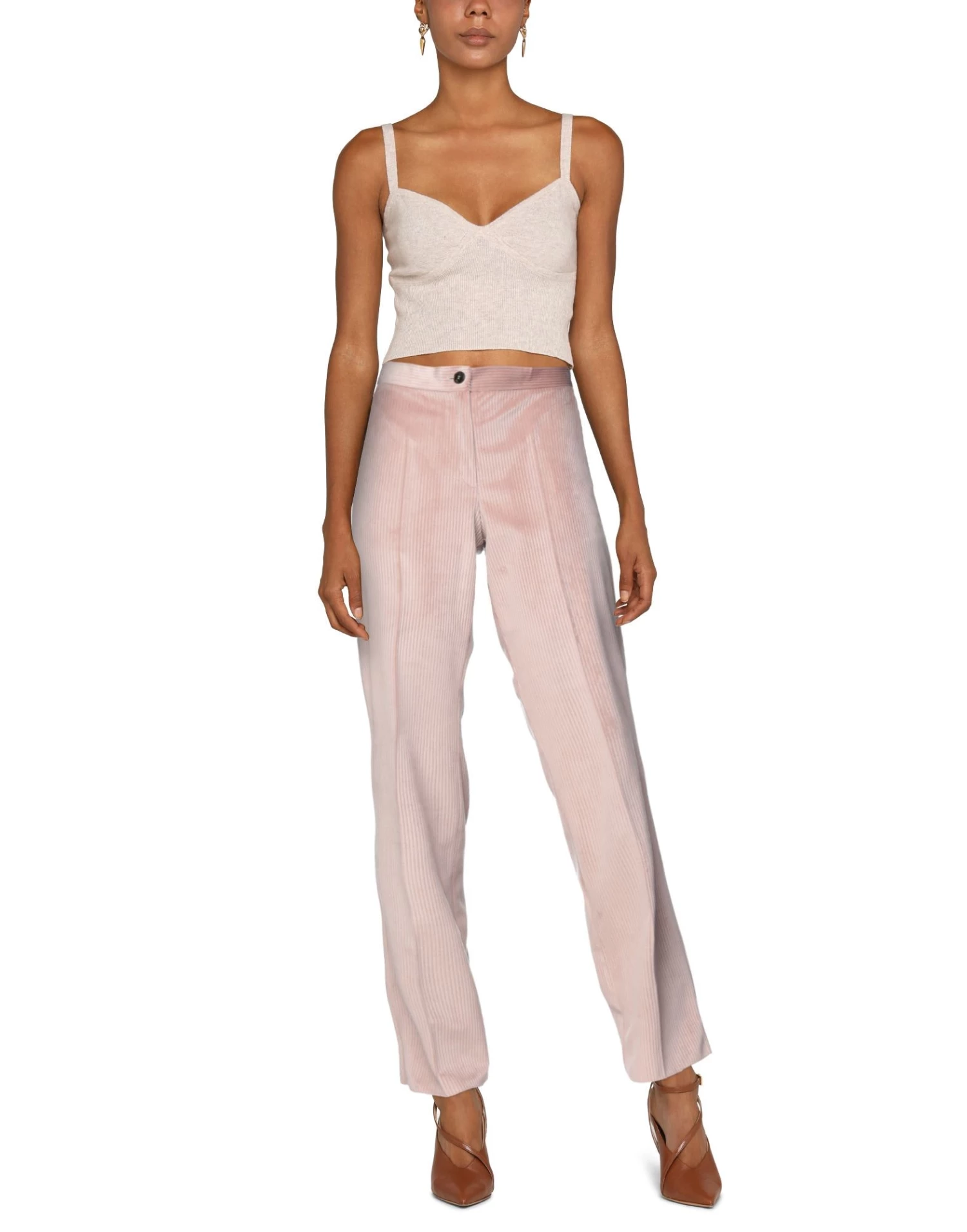 DIANA GALLESI Casual Pants For Women Light Pink 2 DIANA GALLESI Casual Pants For Women Light Pink - Image 2