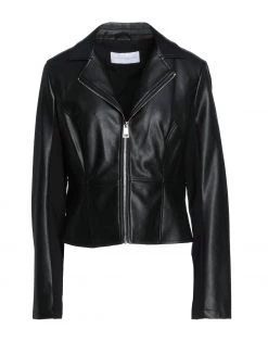 DIANA GALLESI Biker Jacket For Women Black
