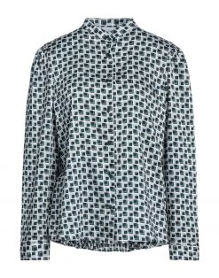 DIANA GALLESI Patterned Shirts & Blouses For Women Dark Green