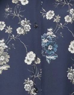 DIANA GALLESI Floral Shirts & Blouses For Women Dark Blue -DIANA GALLESI Sales Store unnamed file 2597
