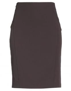 DIANA GALLESI Midi Skirt For Women Dark Brown