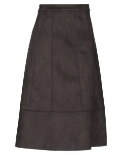 DIANA GALLESI Midi Skirt For Women Dark Brown