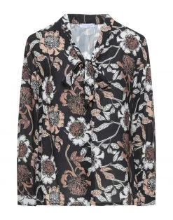 DIANA GALLESI Floral Shirts & Blouses For Women Black