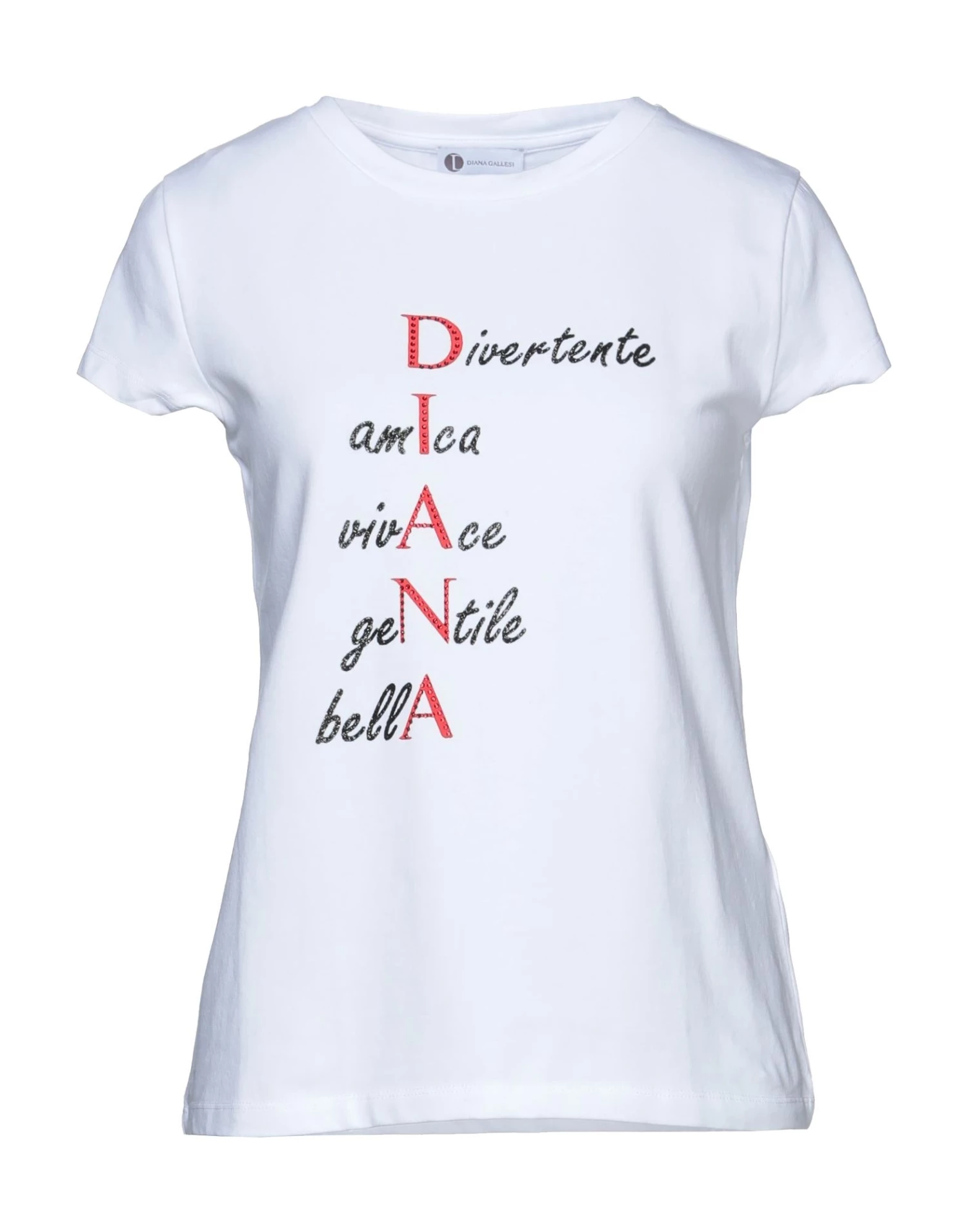 DIANA GALLESI T-shirt For Women White 1 DIANA GALLESI T-shirt For Women White