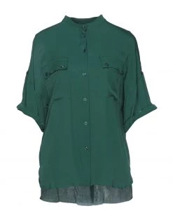 DIANA GALLESI Solid Color Shirts & Blouses For Women Black