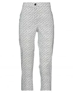 DIANA GALLESI Cropped Pants & Culottes For Women White