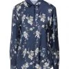 DIANA GALLESI Floral Shirts & Blouses For Women Blue