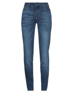 DIANA GALLESI Denim Pants For Women Blue