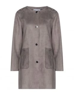 DIANA GALLESI Full-length Jacket For Women Dove Grey