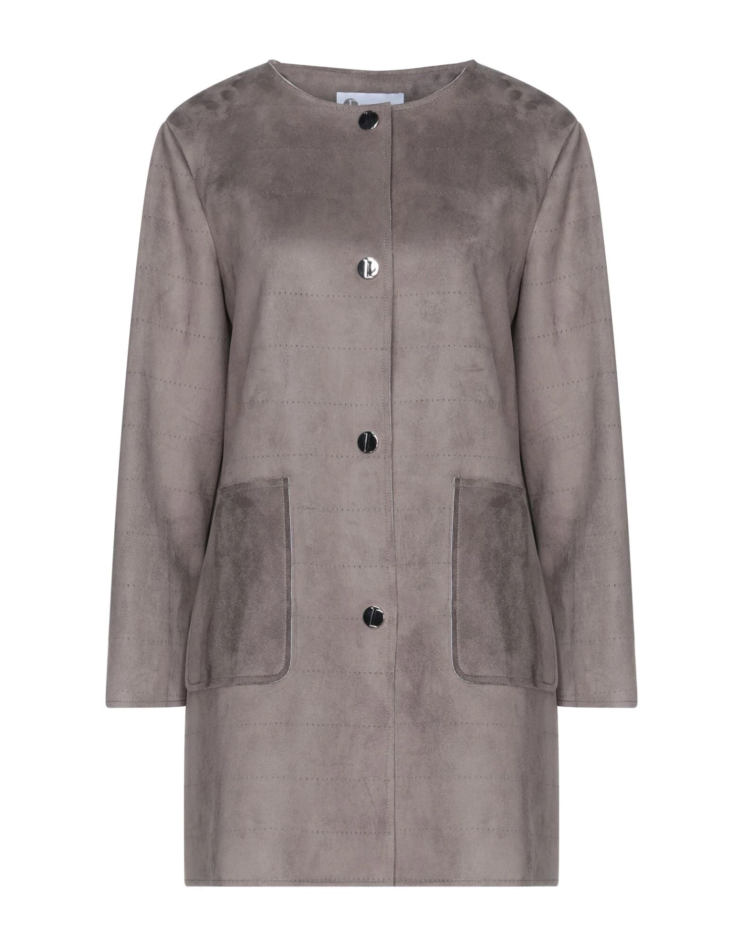 DIANA GALLESI Full-length Jacket For Women Dove Grey 1 DIANA GALLESI Full-length Jacket For Women Dove Grey