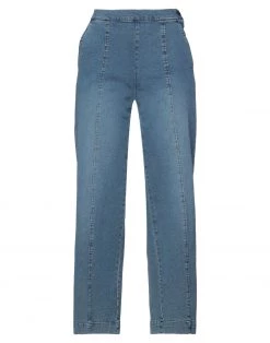 DIANA GALLESI Denim Pants For Women Blue