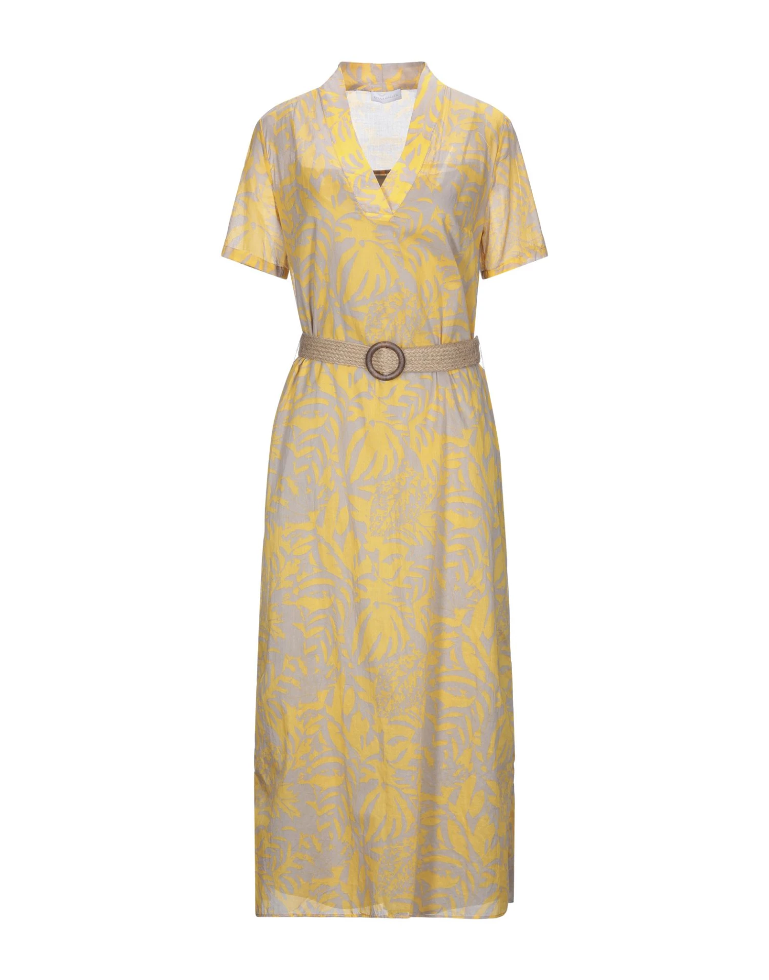 DIANA GALLESI Midi Dress For Women Yellow 1 DIANA GALLESI Midi Dress For Women Yellow