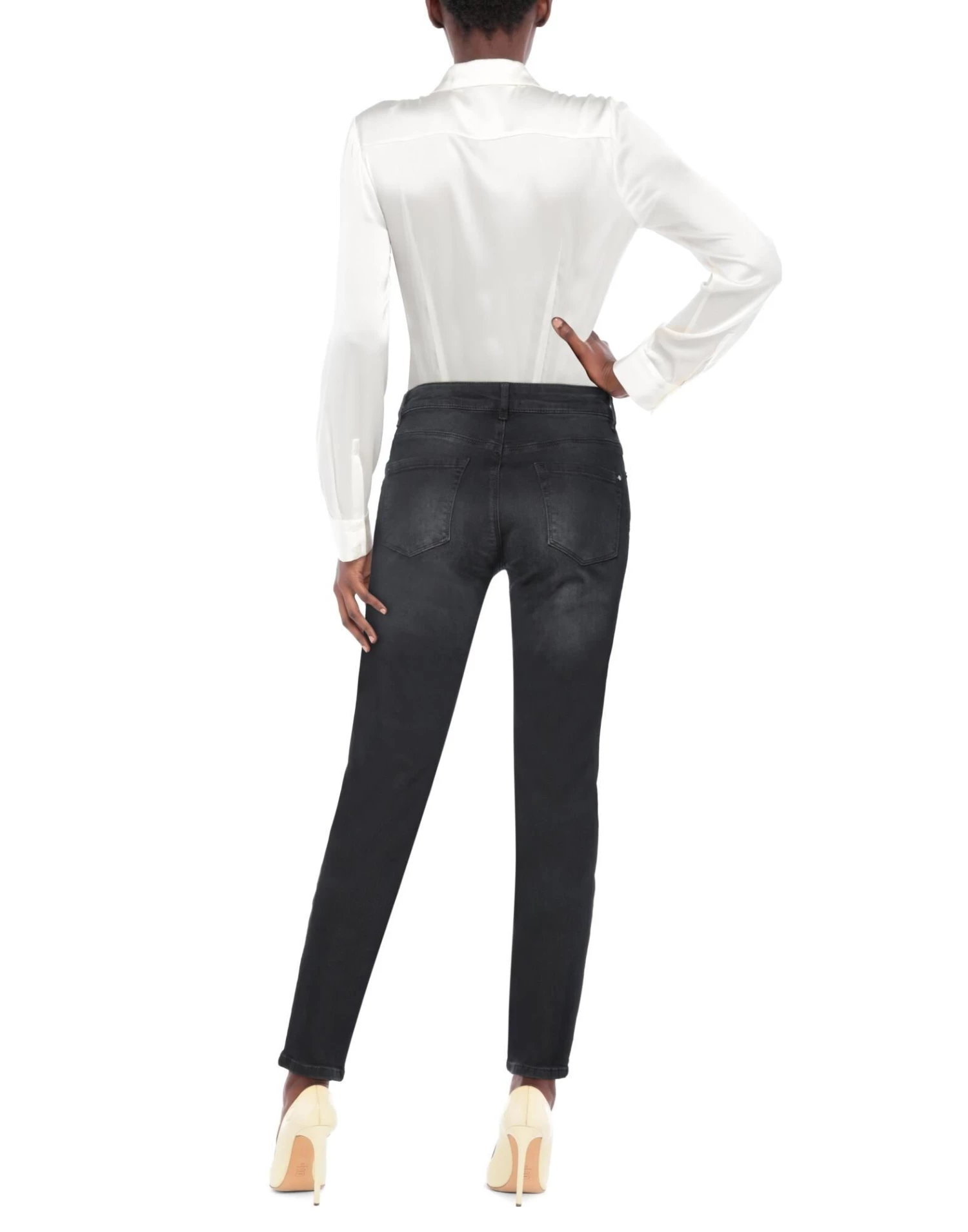 DIANA GALLESI Denim Pants For Women Black 3 DIANA GALLESI Denim Pants For Women Black - Image 3