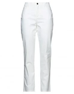 DIANA GALLESI Casual Pants For Women White