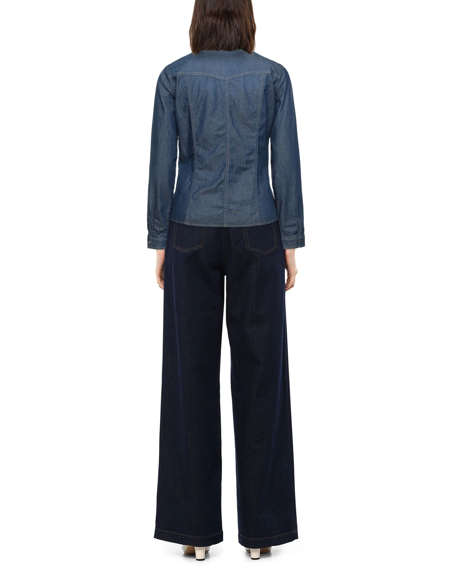 DIANA GALLESI Denim Shirt For Women Blue 3 DIANA GALLESI Denim Shirt For Women Blue - Image 3