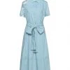 DIANA GALLESI Midi Dress For Women Sky Blue