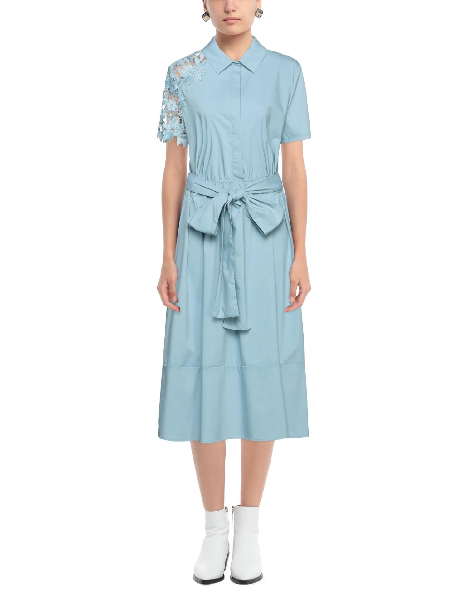 DIANA GALLESI Midi Dress For Women Sky Blue 2 DIANA GALLESI Midi Dress For Women Sky Blue - Image 2