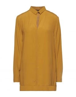 DIANA GALLESI Solid Color Shirts & Blouses For Women Ocher