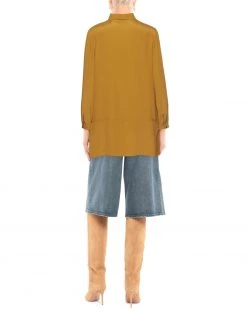 DIANA GALLESI Solid Color Shirts & Blouses For Women Ocher -DIANA GALLESI Sales Store unnamed file 882