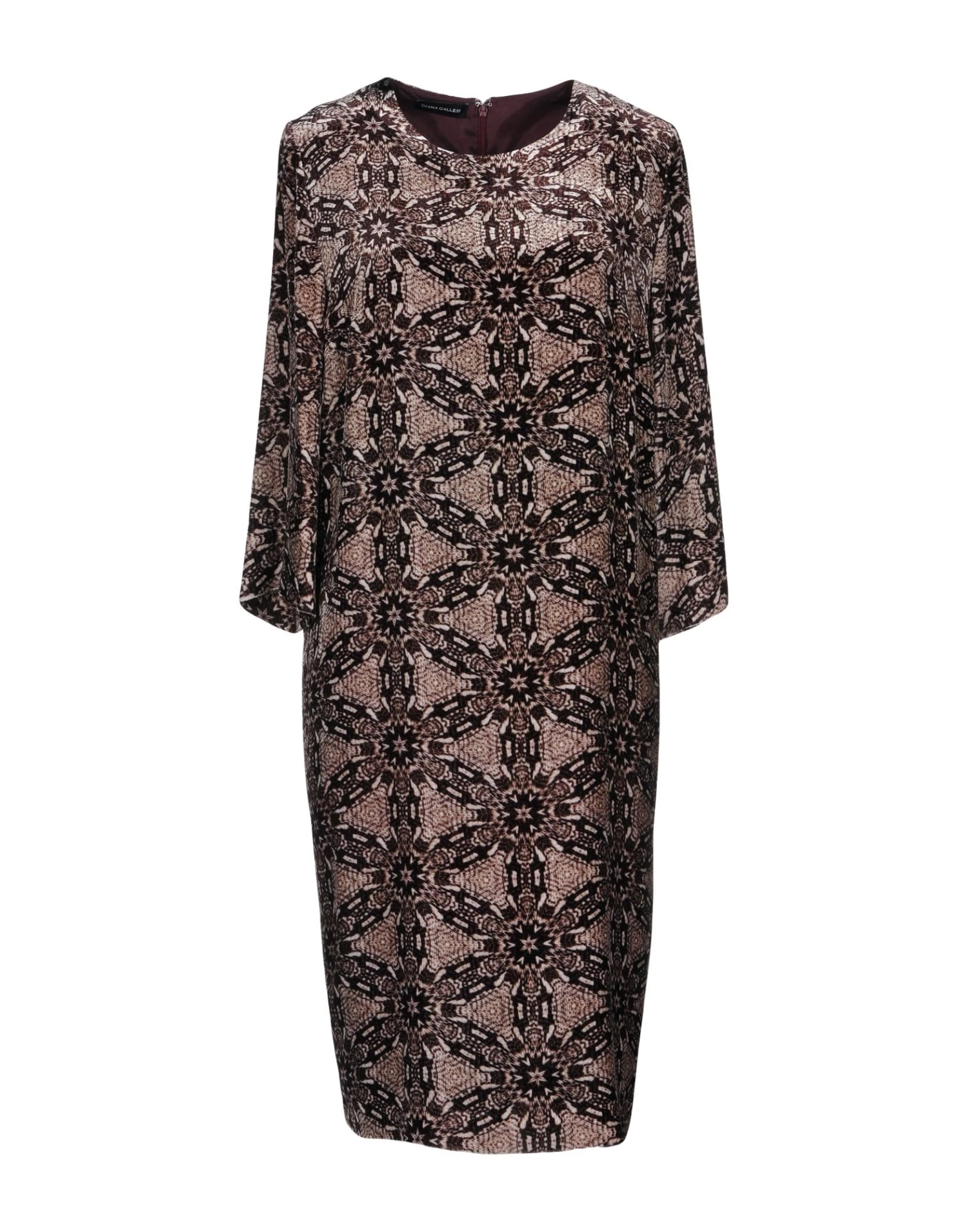 DIANA GALLESI Midi Dress For Women Cocoa 1 DIANA GALLESI Midi Dress For Women Cocoa