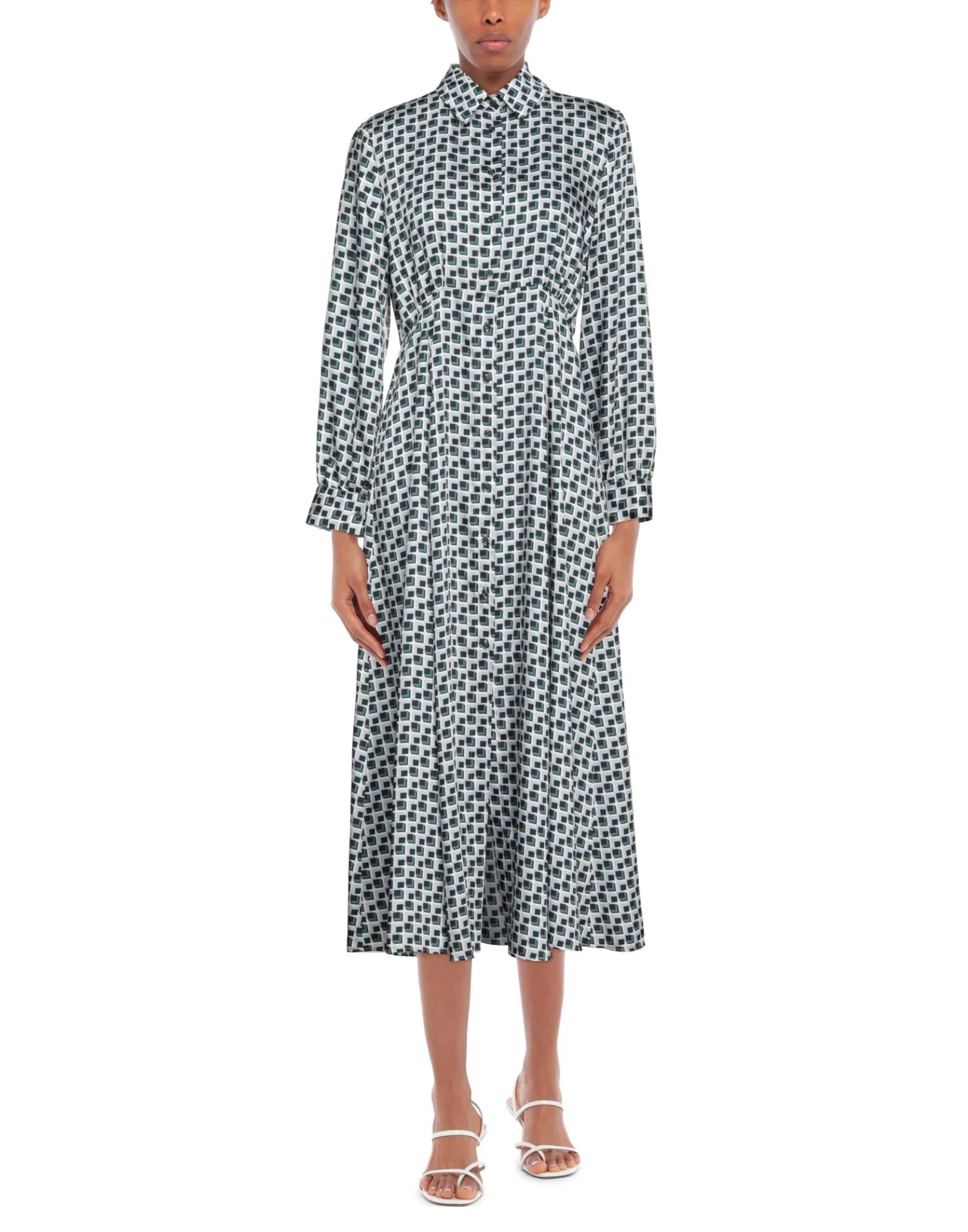 DIANA GALLESI Midi Dress For Women Dark Green 2 DIANA GALLESI Midi Dress For Women Dark Green - Image 2